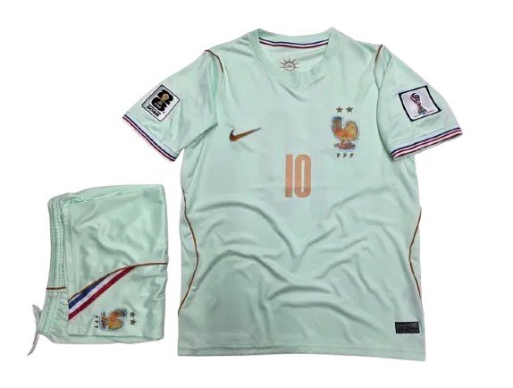 France kit with Mbappe