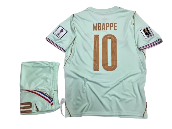 France kit with Mbappe