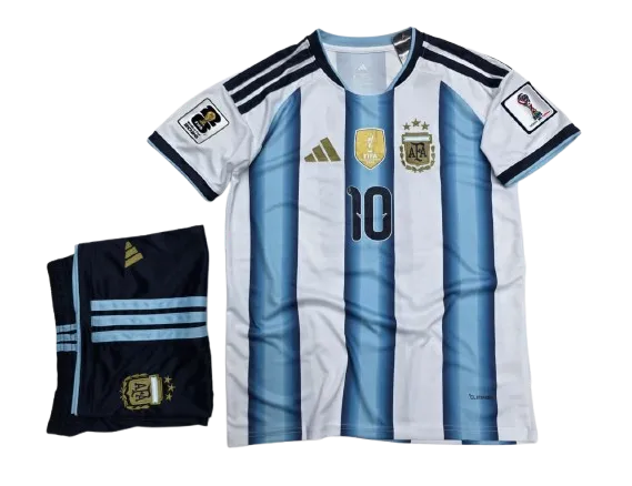 Argentina kit with messi 10