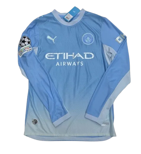 Manchester city long sleeve jersey
