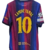 Barcelona jersey with lamine yamal +UCL patches